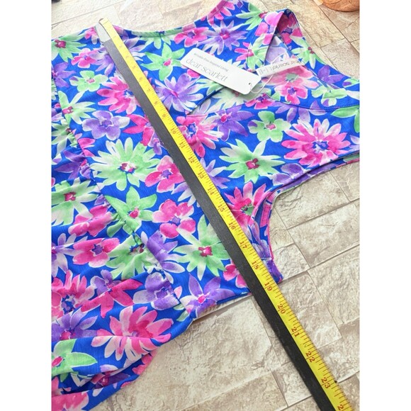 NEW Dear Scarlett Multi Color Print Tank Dress Size L - Picture 13 of 16